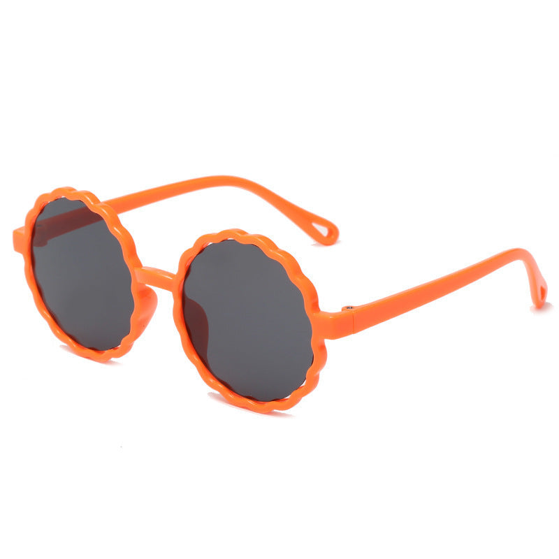 Al por mayor 2023 nuevas gafas de sol de marco redondo para niños